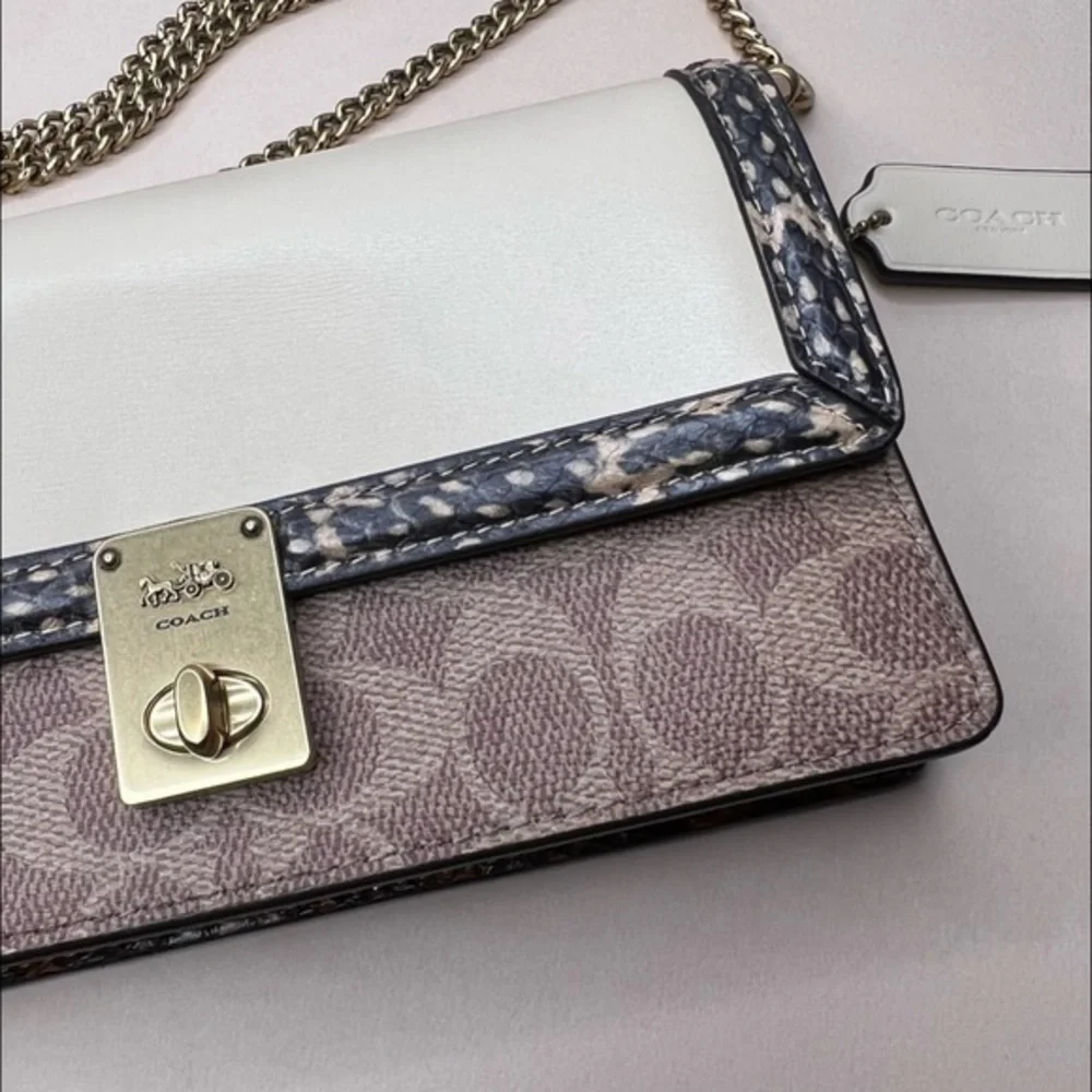COACH Coated Canvas Signature Crossbody Bag NWT